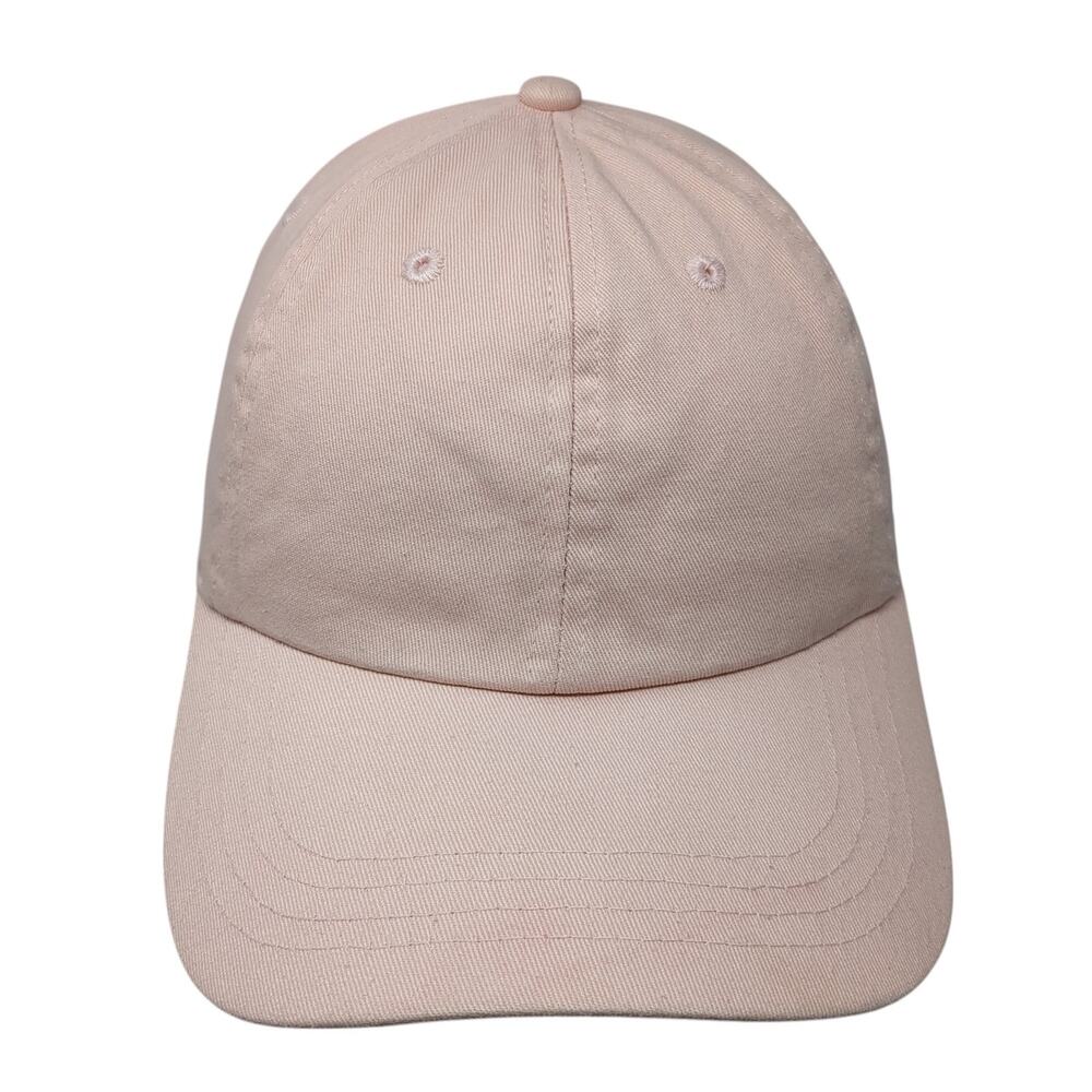 Grace Eleyae Slideback Baseball Cap Pink One Size Adjustable Distressed Blank